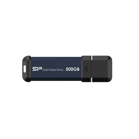 Silicon Power | Portable External SSD | MS60 | 500 GB | N/A "" | Type-A USB 3.2 Gen 2 | Blue - 2
